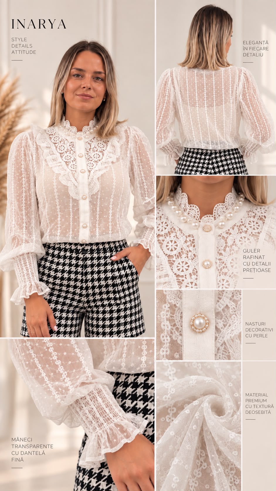 Cămașă White Pearl
