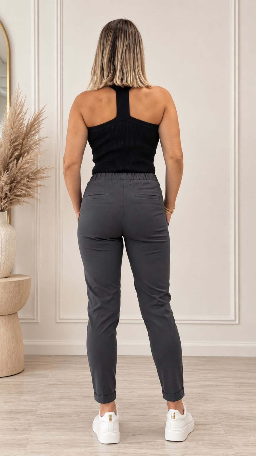 Pantaloni Office Gri