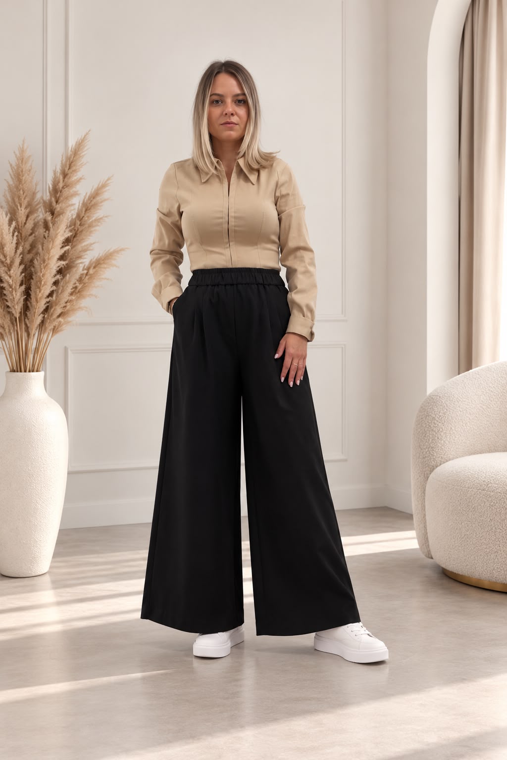 Pantaloni Urban Chic Negru